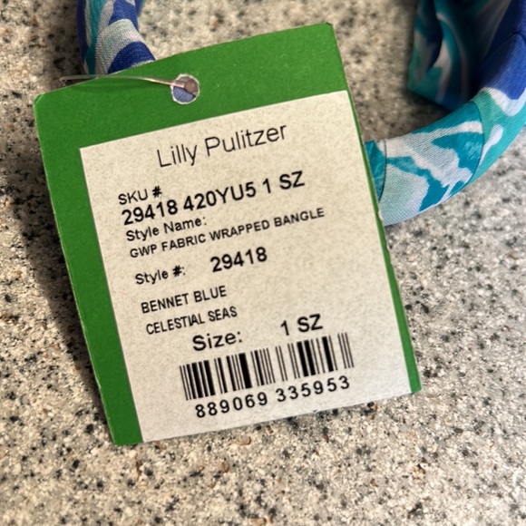 Lilly Pulitzer bracelet, OS, fabric - Picture 5 of 5